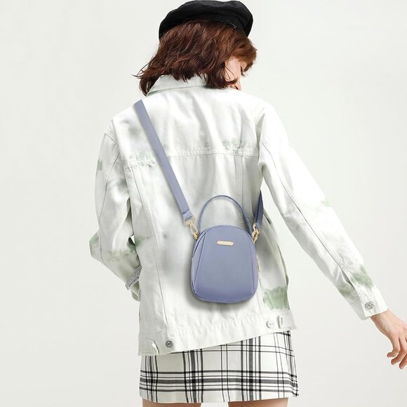 Women's Blue-c Small Cell Phone Purse Crossbody Wallet Single Shoulder Bag - Picture 5 of 9